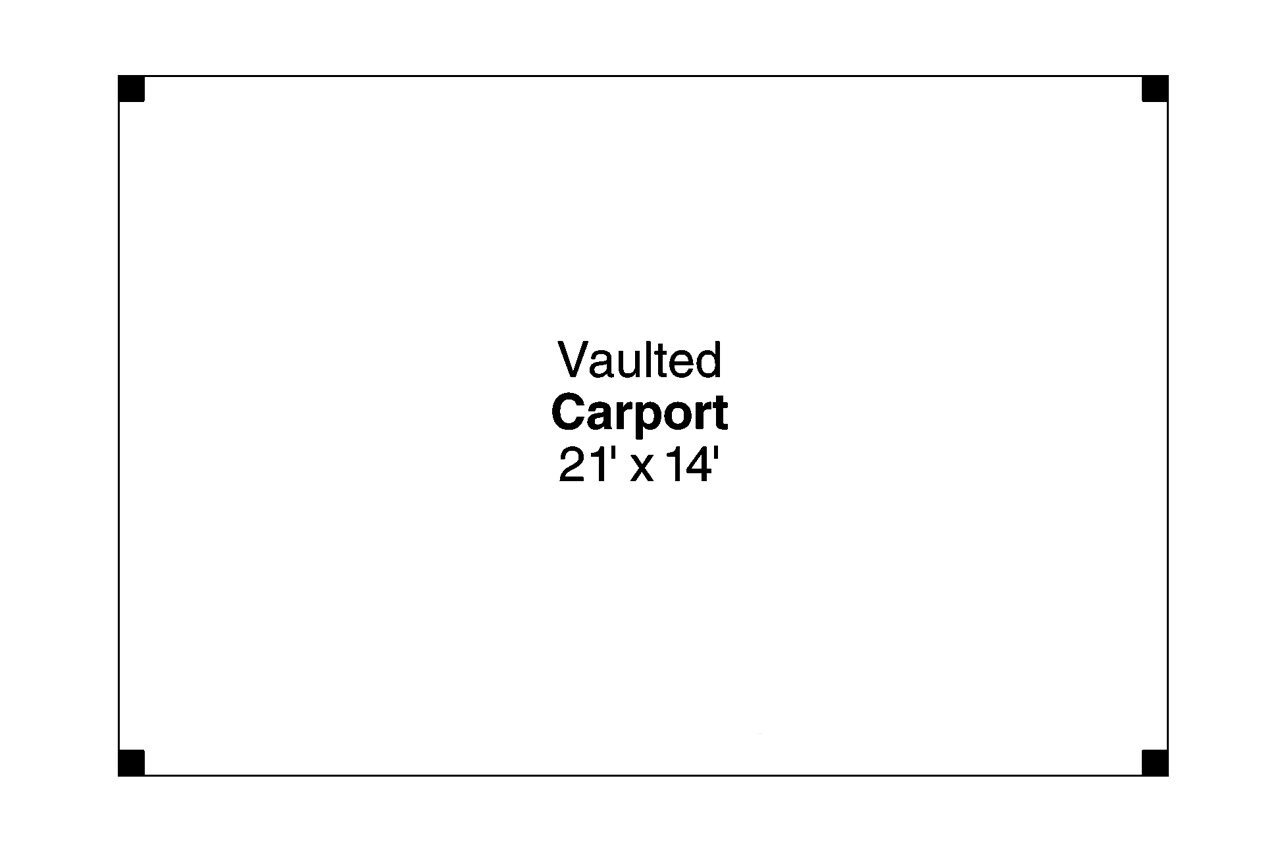 Traditional House Plan - Carport 26650 - 1st Floor Plan