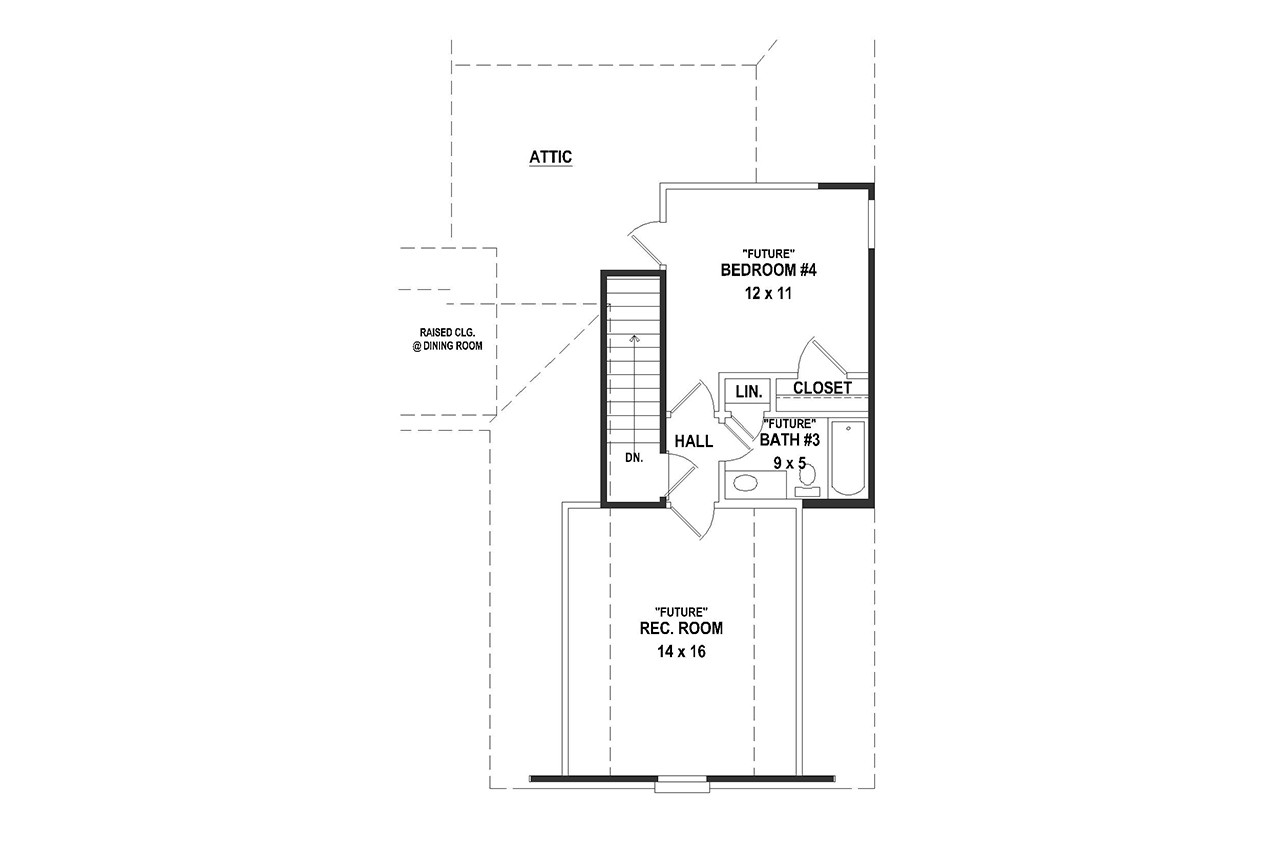 French Country House Plan - 28669 - 2nd Floor Plan