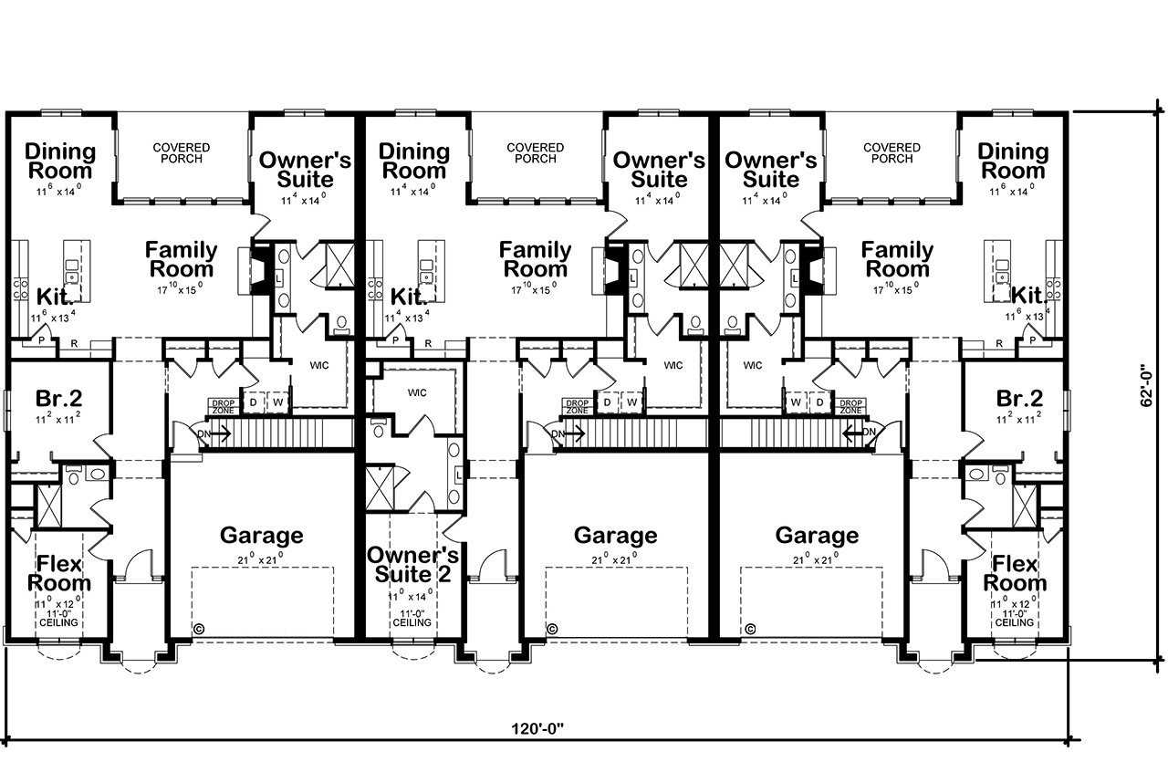 French Country House Plan - Josette Springs Acres 20806 - 1st Floor Plan