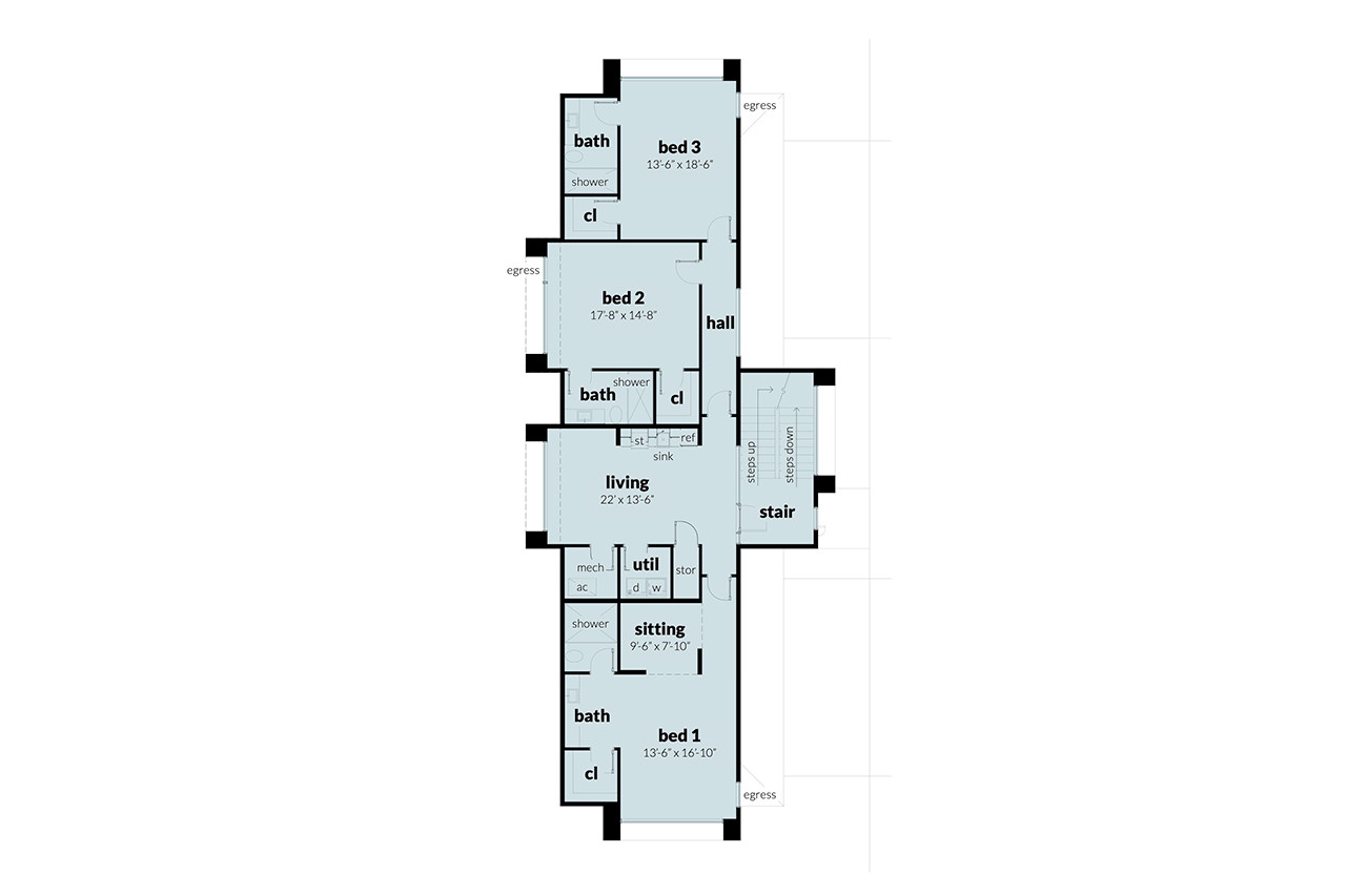 Modern House Plan - Granite 91072 - 2nd Floor Plan