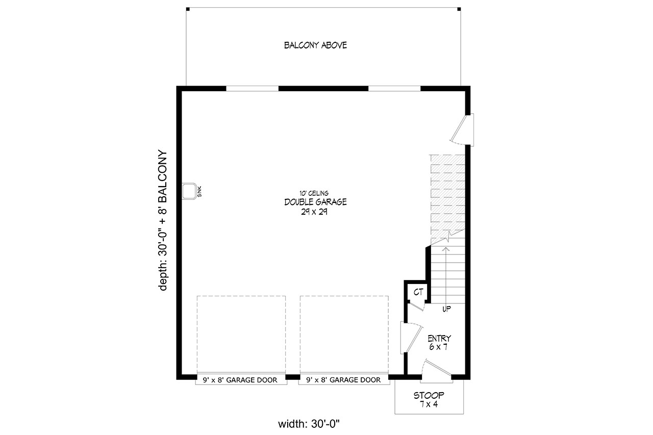 Modern House Plan - Lazy Bay 36898 - 1st Floor Plan