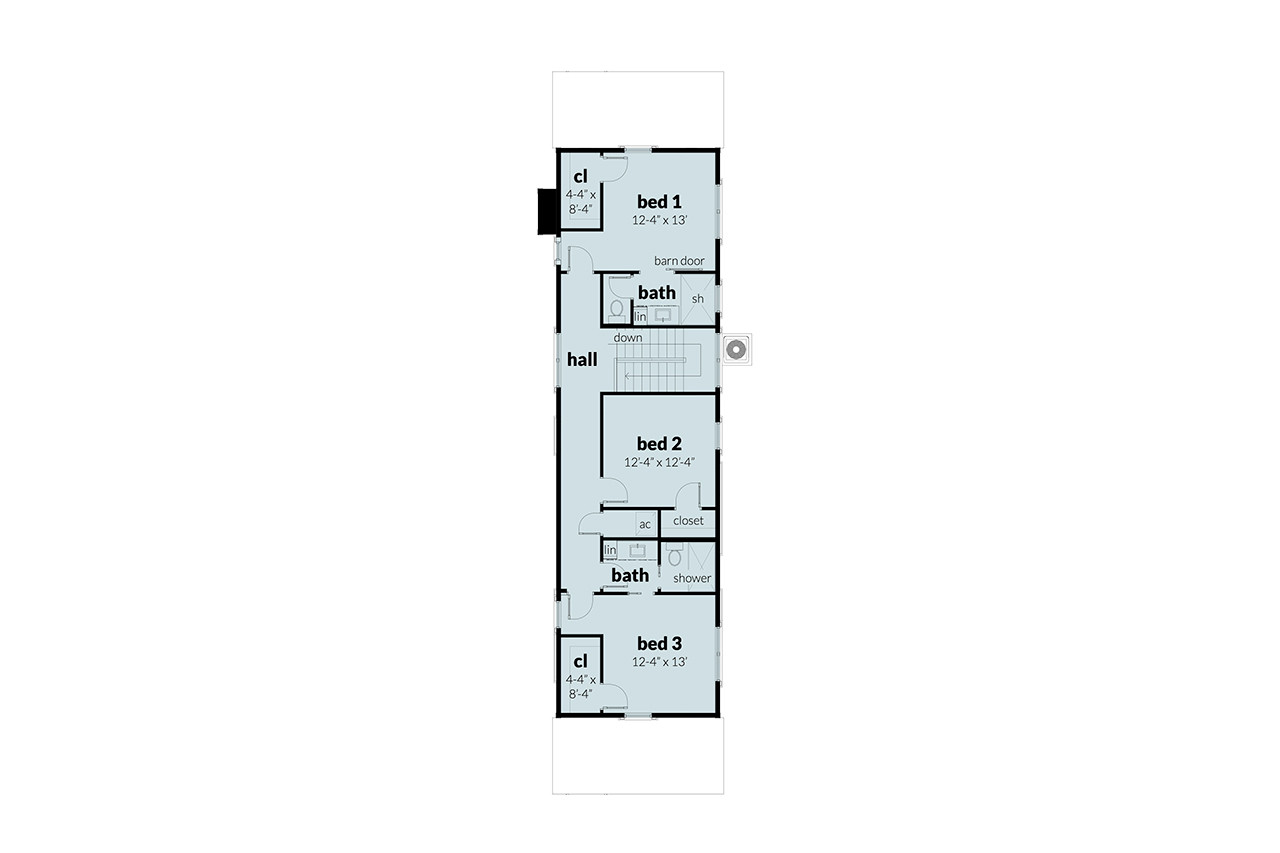 Traditional House Plan - Buntline  14881 - 2nd Floor Plan