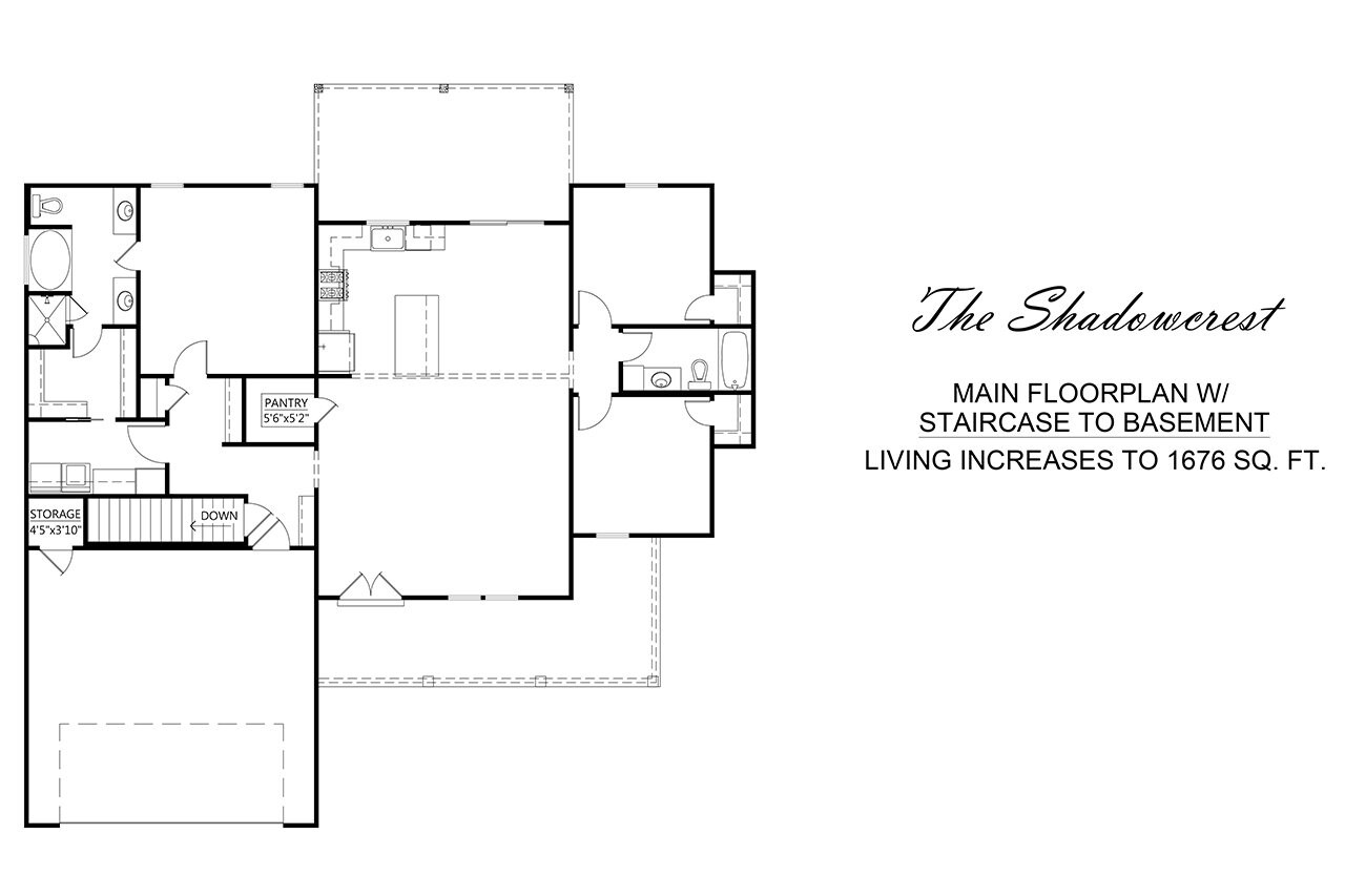 Farmhouse House Plan - Shadowcrest 22288 - Optional Floor Plan