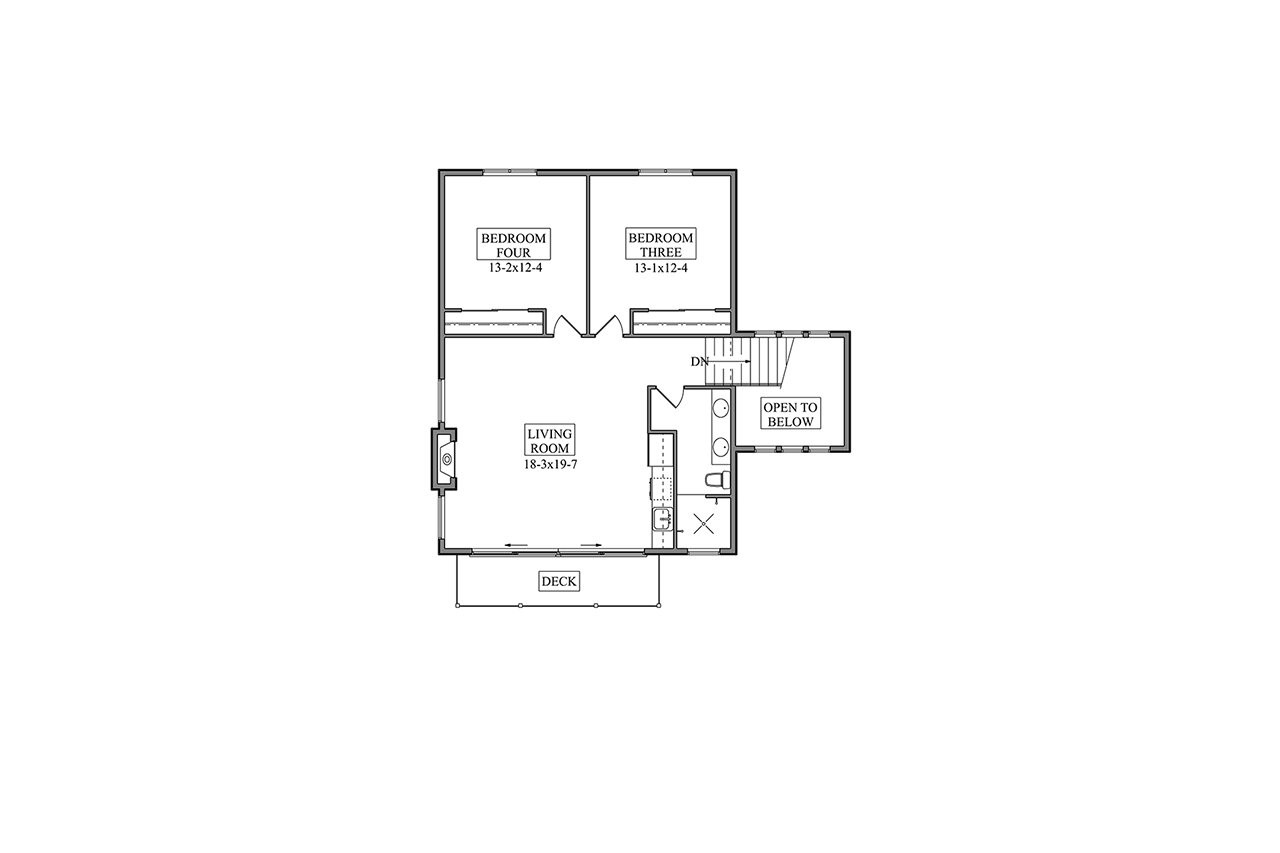 Craftsman House Plan - Kodiak Valley  84626 - 2nd Floor Plan