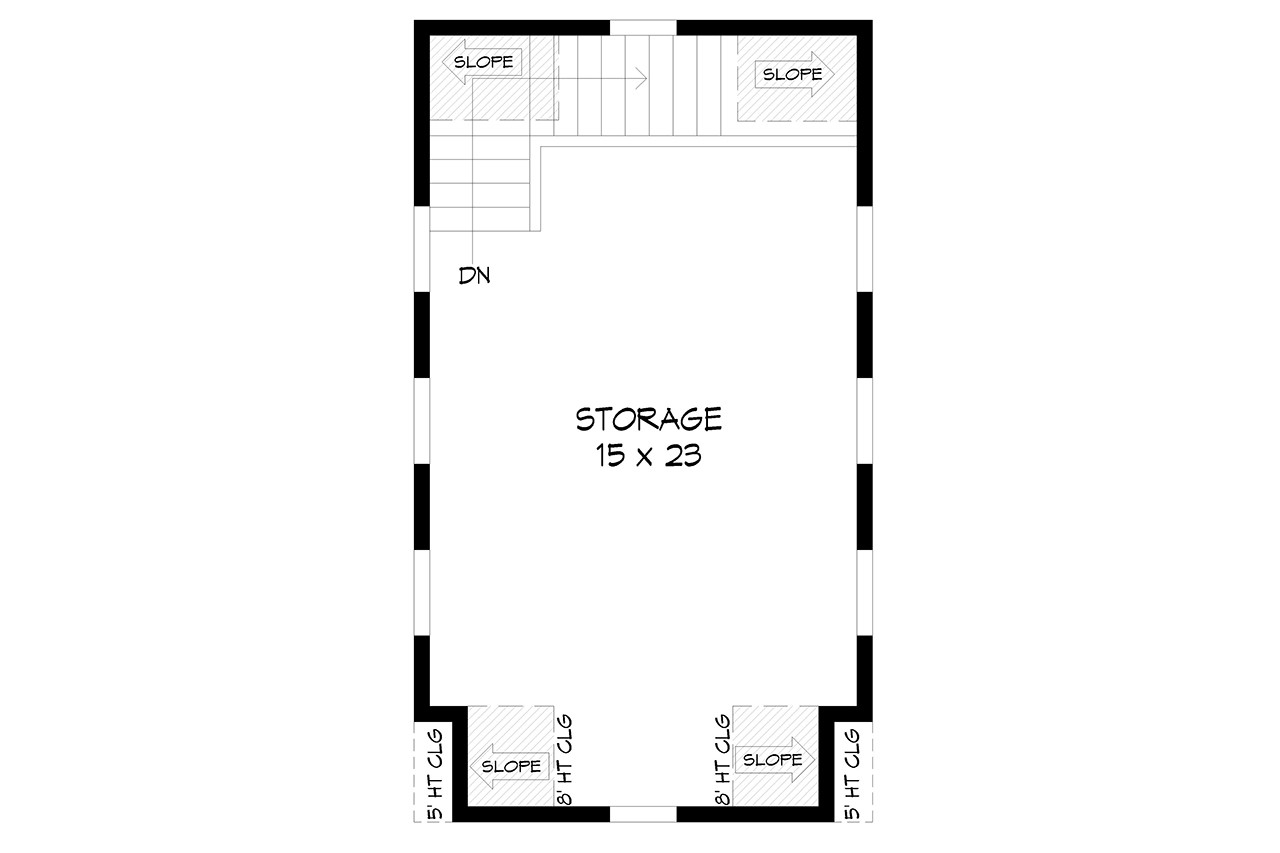 Traditional House Plan - Blue Hills ADU 2.1 11189 - 2nd Floor Plan