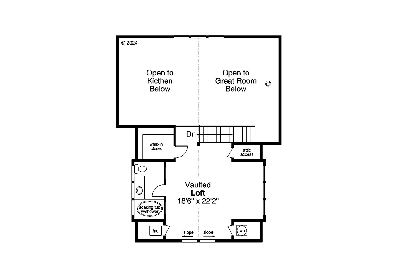 Secondary Image - Farmhouse House Plan - Belgrade 89751 - 2nd Floor Plan