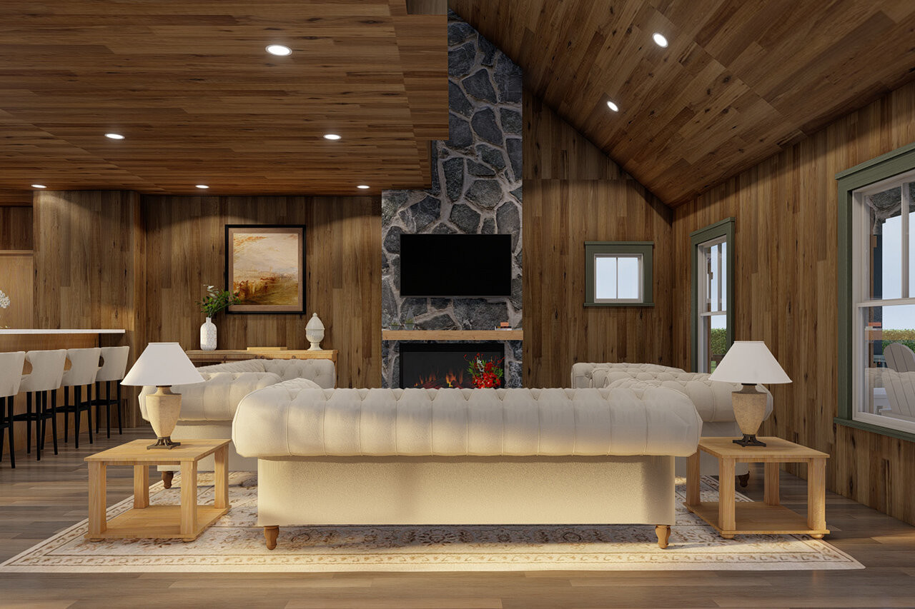Creekside Overlook #64483 | The House Plan Company