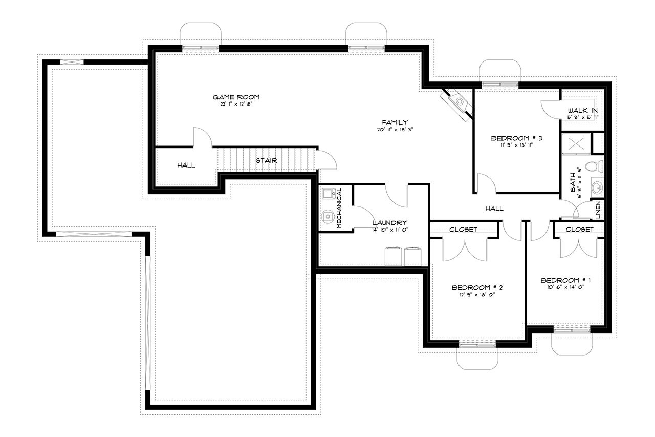Craftsman House Plan - McClain 51290 - Optional Floor Plan