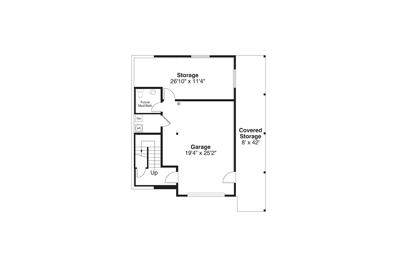 Cottage House Plan - Pinebrook 14979 - Basement Floor Plan