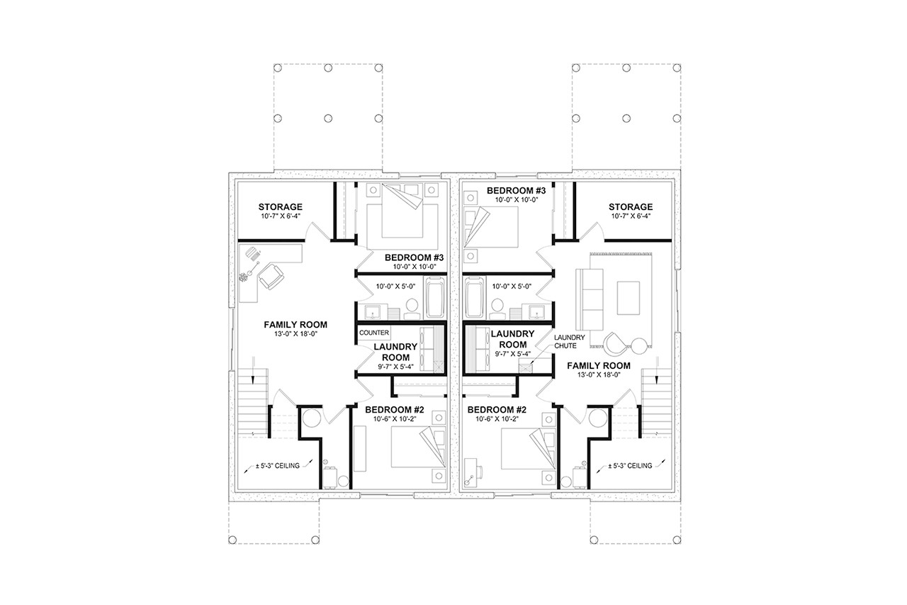 Modern House Plan - Albert 96059 - Basement Floor Plan