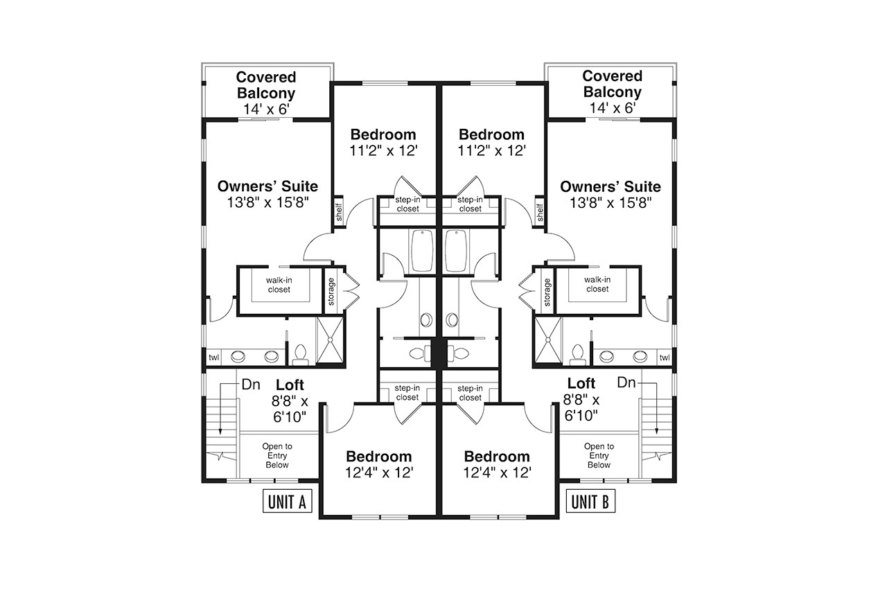 Secondary Image - Prairie House Plan - Haverhill 47396 - 2nd Floor Plan