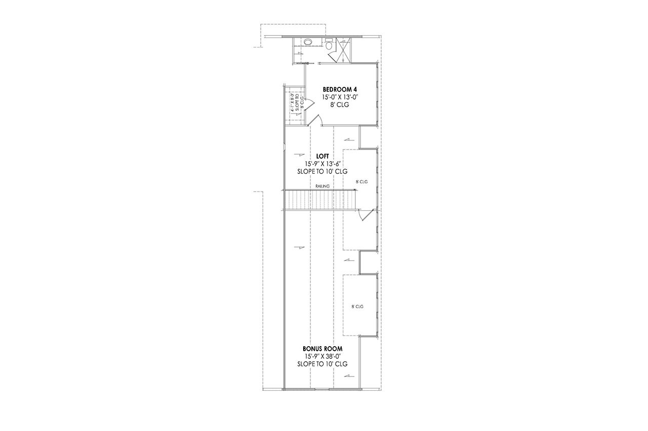 Secondary Image - Farmhouse House Plan - 82701 - 2nd Floor Plan