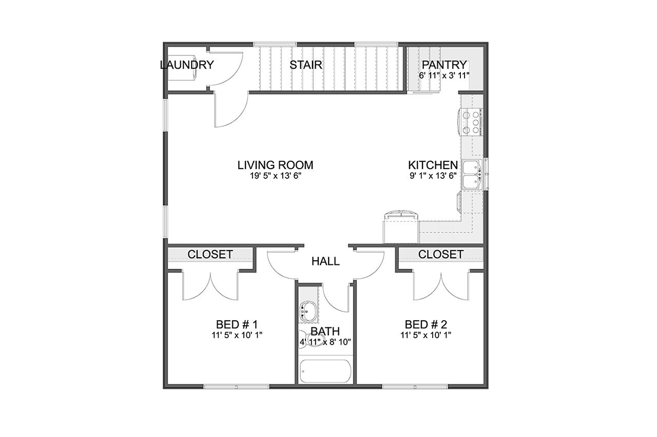 Farmhouse House Plan - Jacalyn 87566 - 2nd Floor Plan