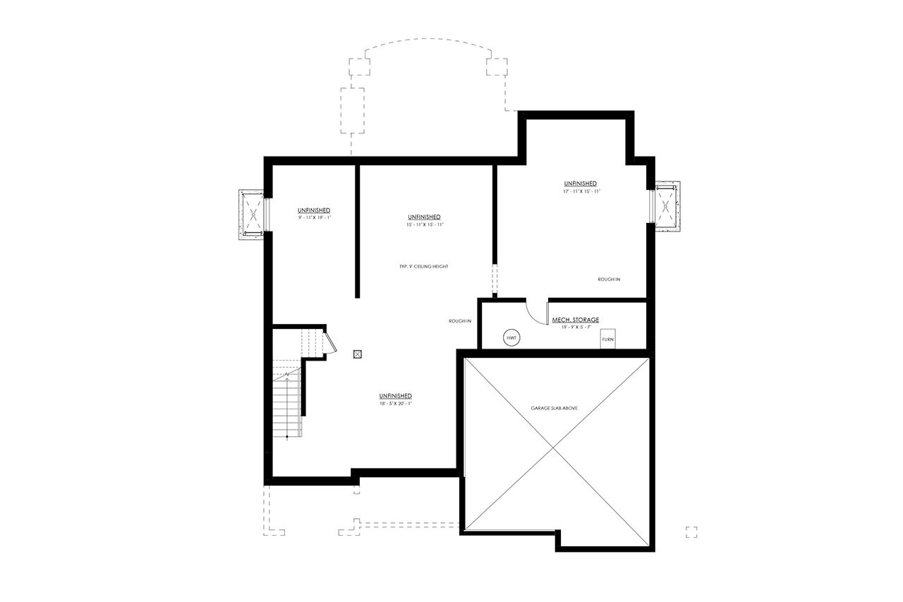 Cape Cod House Plan - Sag Harbor 45954 - Optional Floor Plan