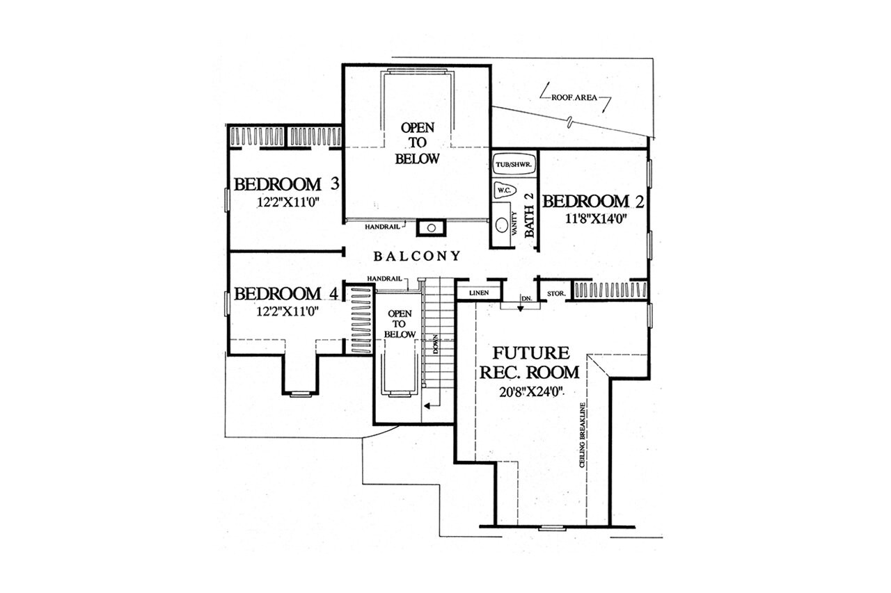 Cottage House Plan - Annabelle 29154 - 2nd Floor Plan