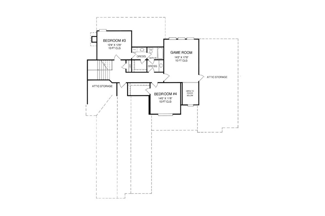 Cottage House Plan - Albracca 28558 - 2nd Floor Plan