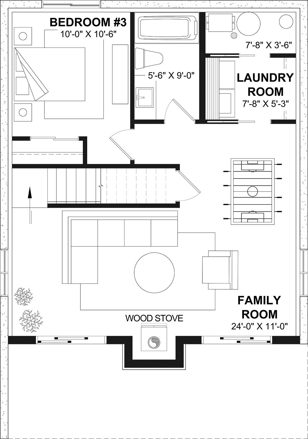 Mountain Rustic House Plan - Bonzai 2 31544 - Basement Floor Plan