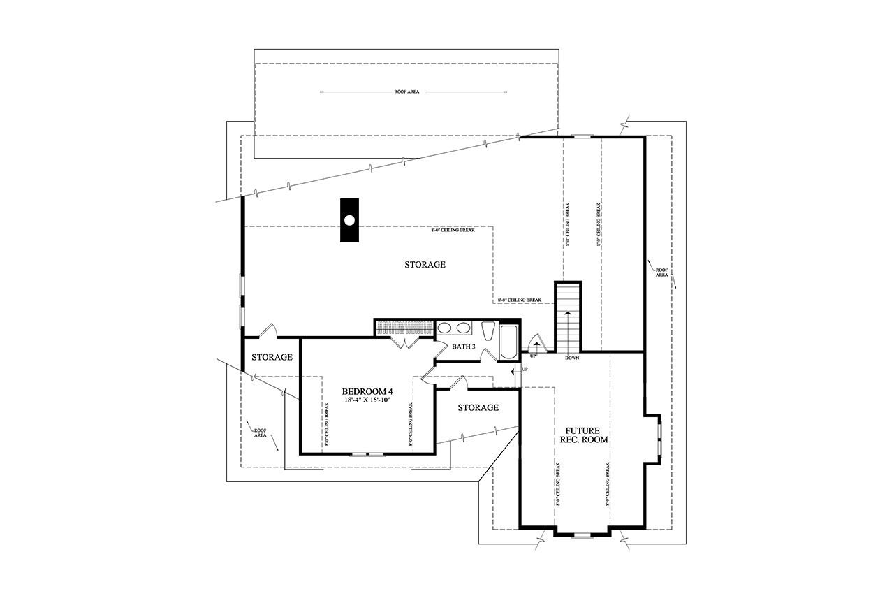 Secondary Image - Bungalow House Plan - Bella Vista 39689 - 2nd Floor Plan