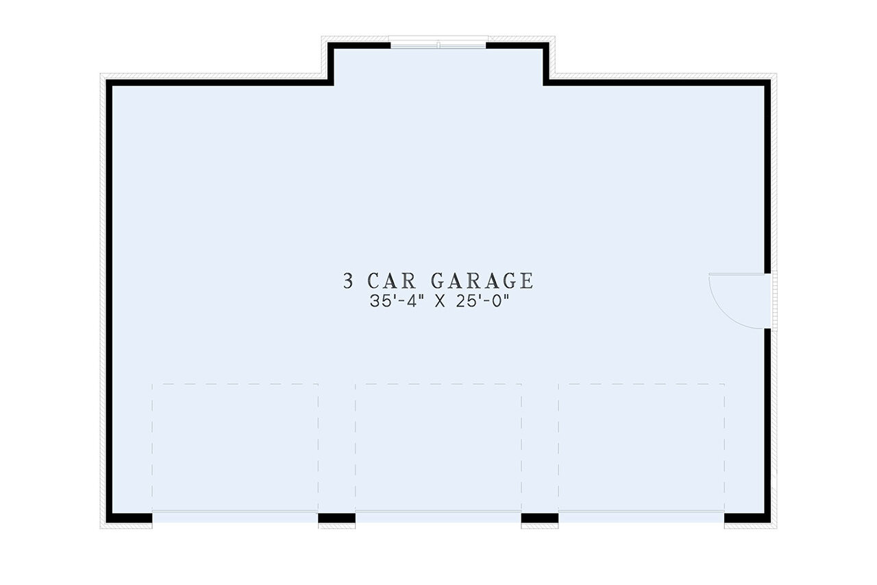 European House Plan - 19415 - 1st Floor Plan