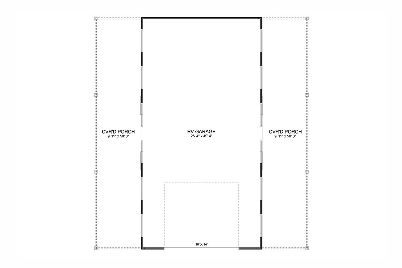 Craftsman House Plan - Drake Garage 94395 - 1st Floor Plan
