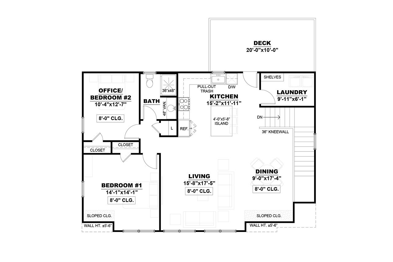 Secondary Image - Farmhouse House Plan - Freeman Garage 3 79004 - 2nd Floor Plan