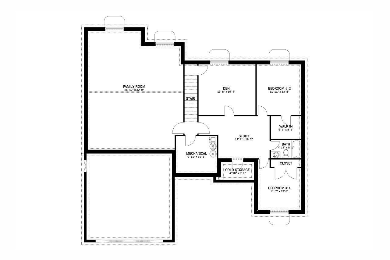 Traditional House Plan - Summerfield 37428 - 2nd Floor Plan
