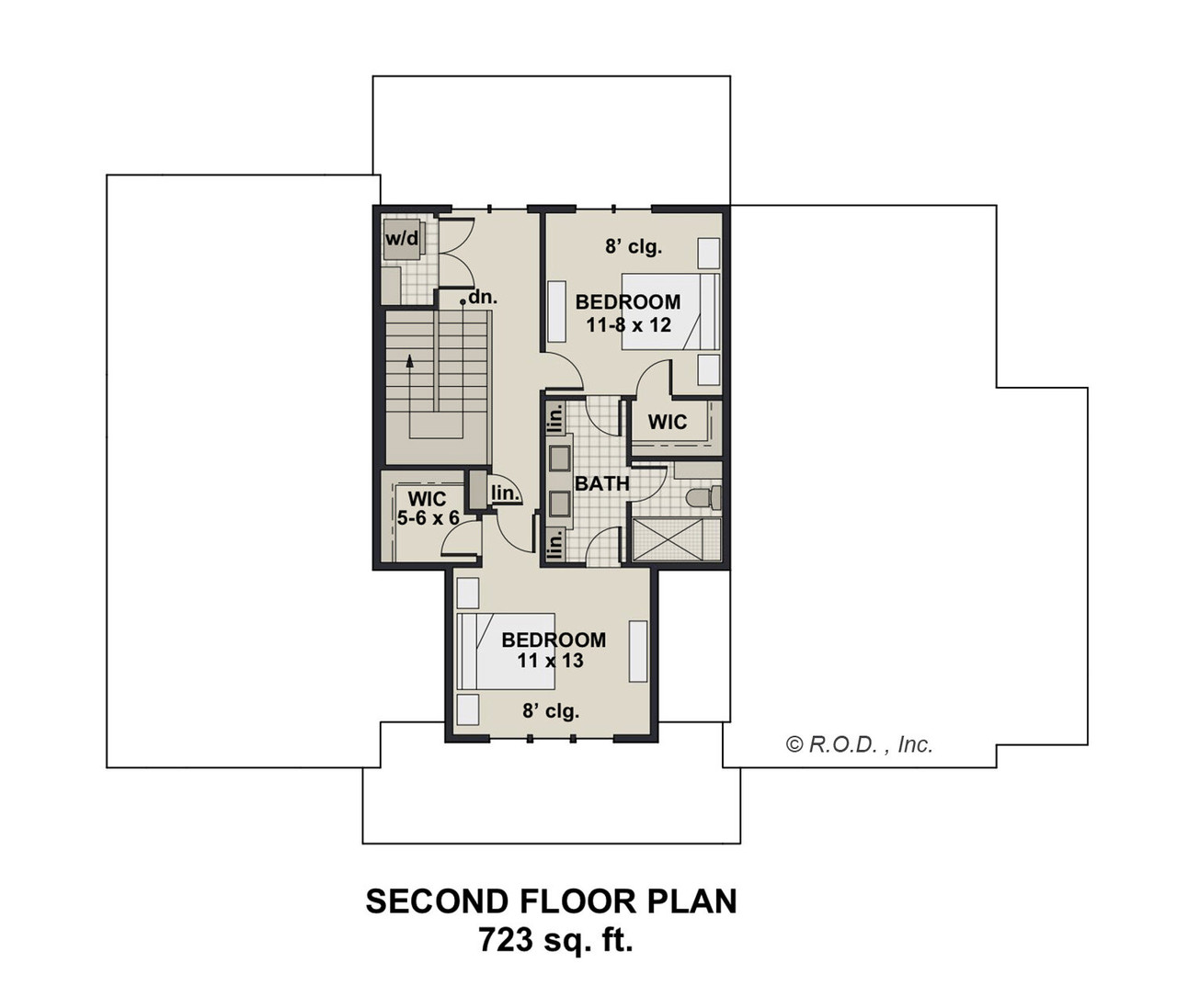 Farmhouse House Plan - Hidden Brook 30576 - 2nd Floor Plan