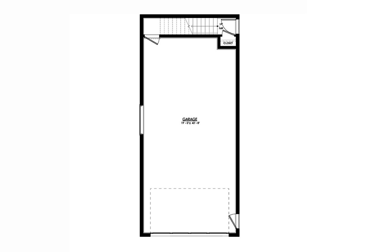 Traditional House Plan - Midway 91835 - 1st Floor Plan