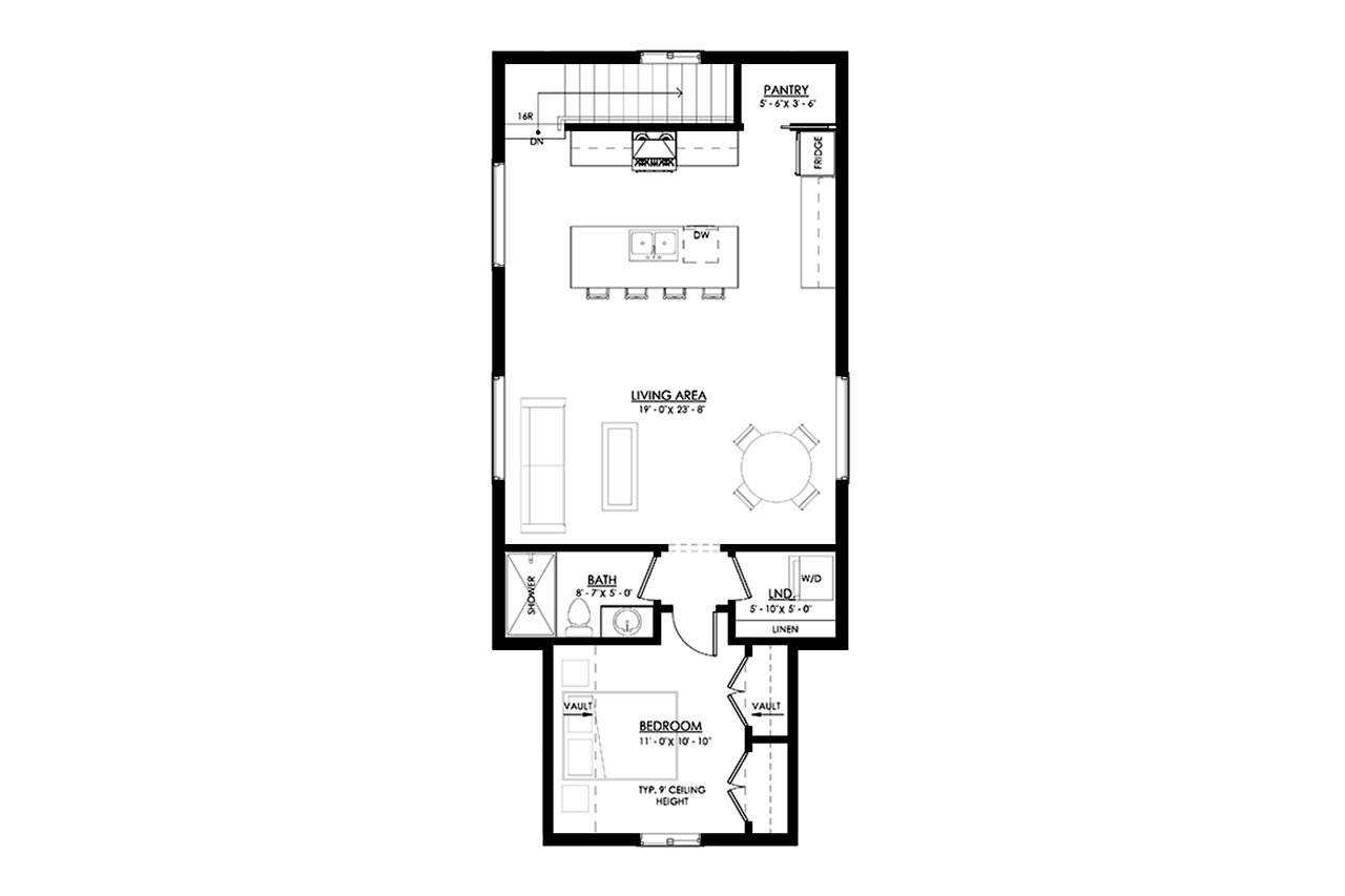 Traditional House Plan - Midway 91835 - 2nd Floor Plan
