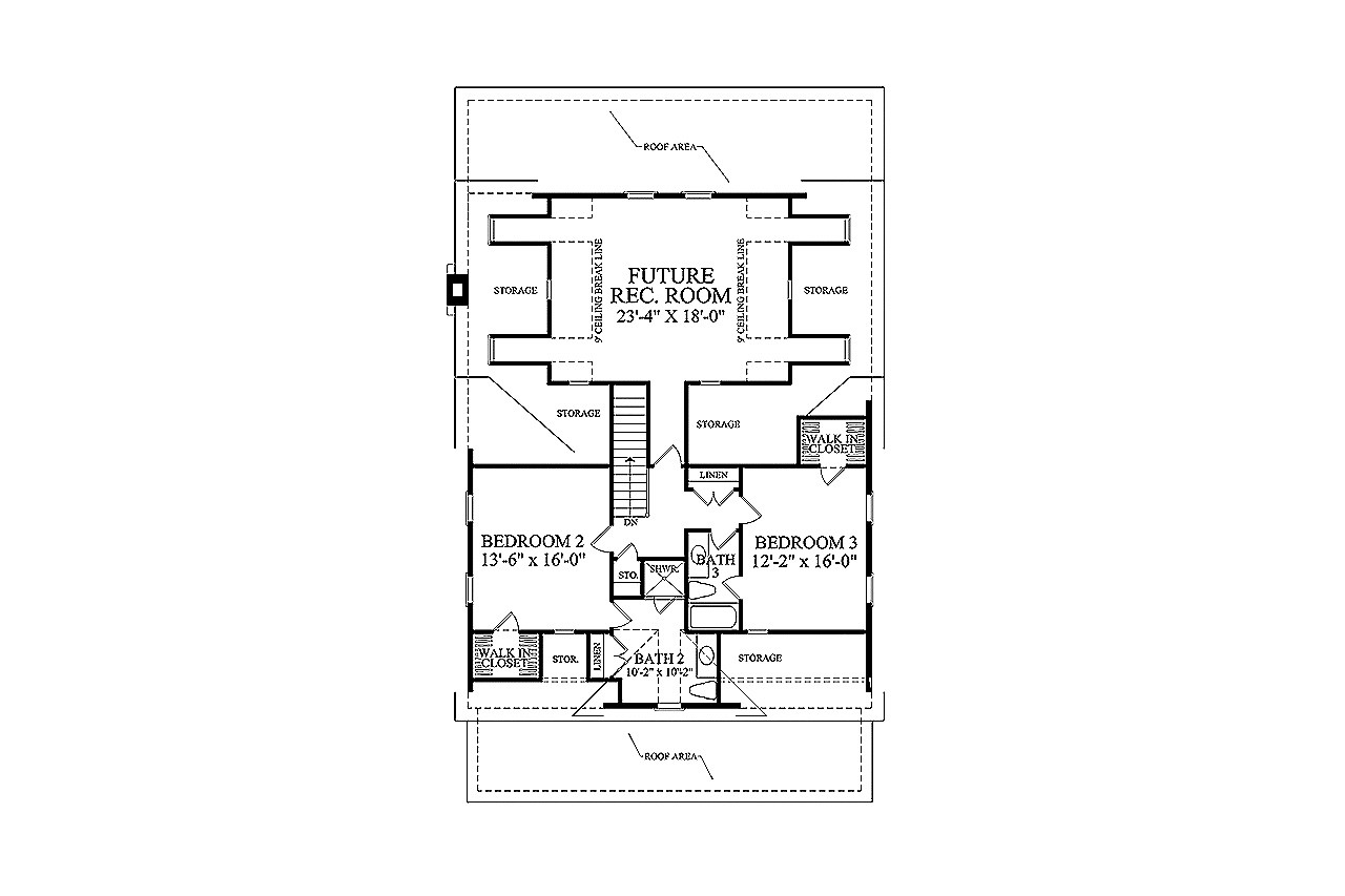 Secondary Image - Country House Plan - Meadowlark 11989 - 2nd Floor Plan