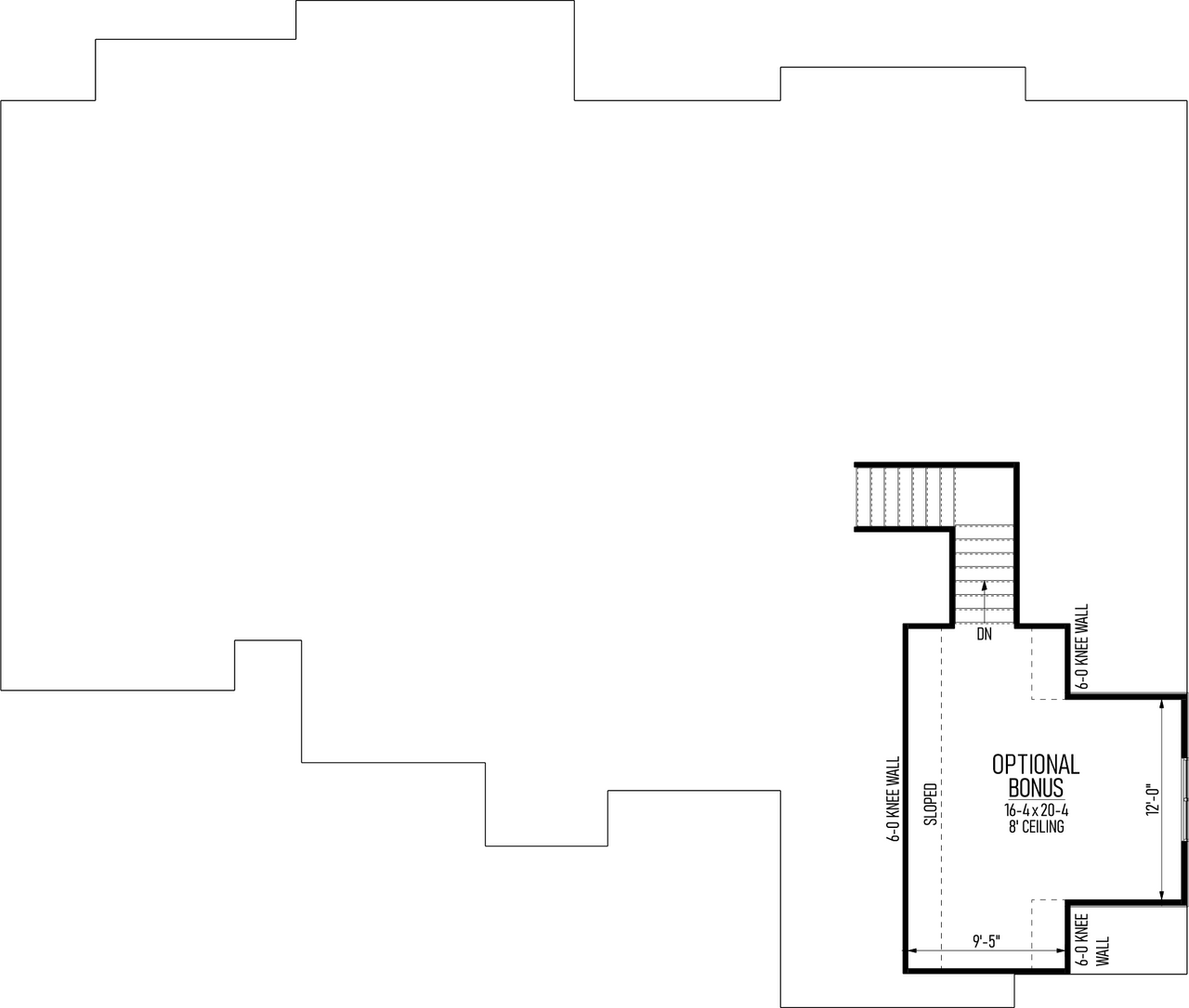 Craftsman House Plan - Osborne 22558 - Optional Floor Plan
