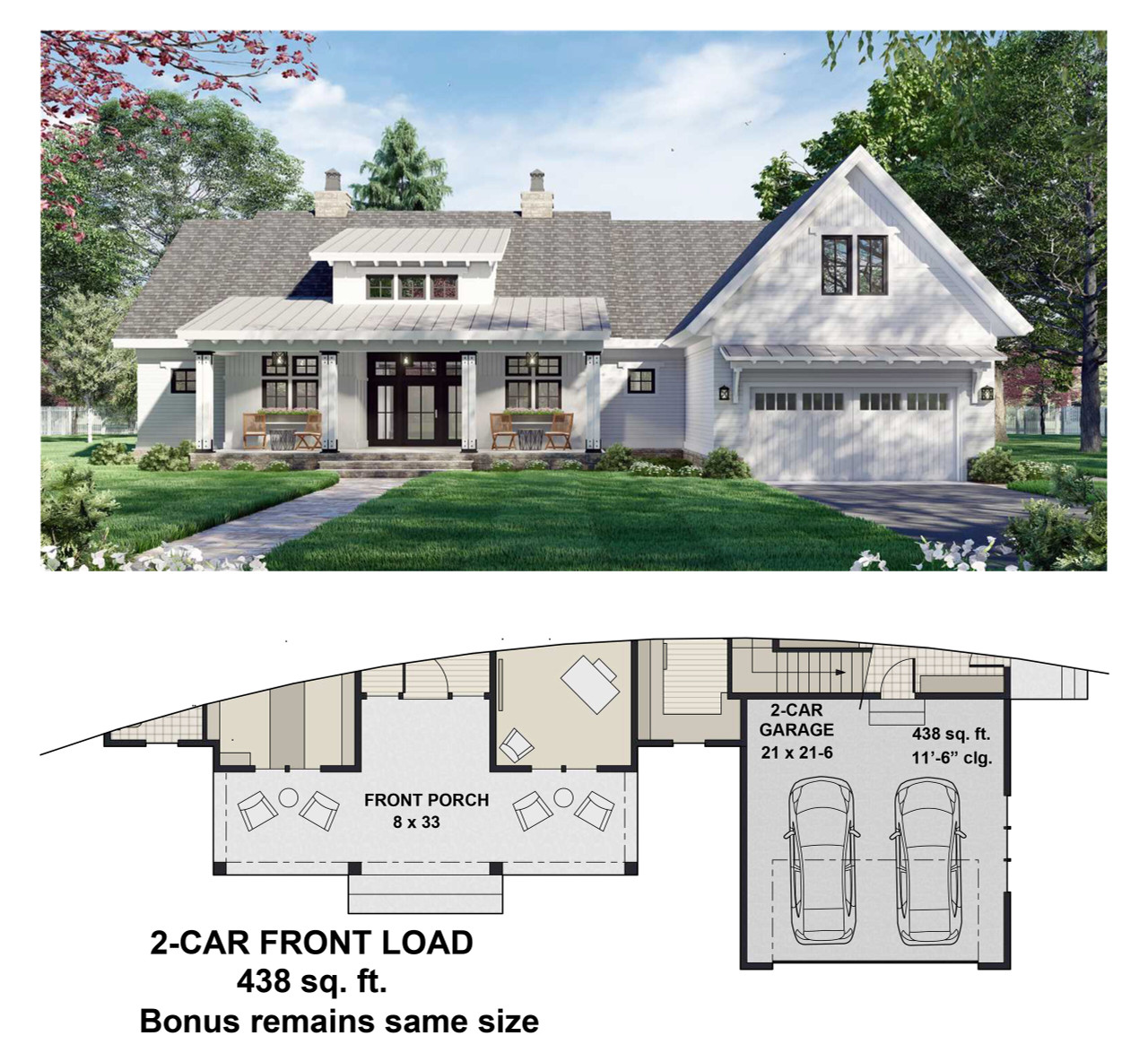 Farmhouse House Plan - St. Thomas 16254 - Optional Floor Plan