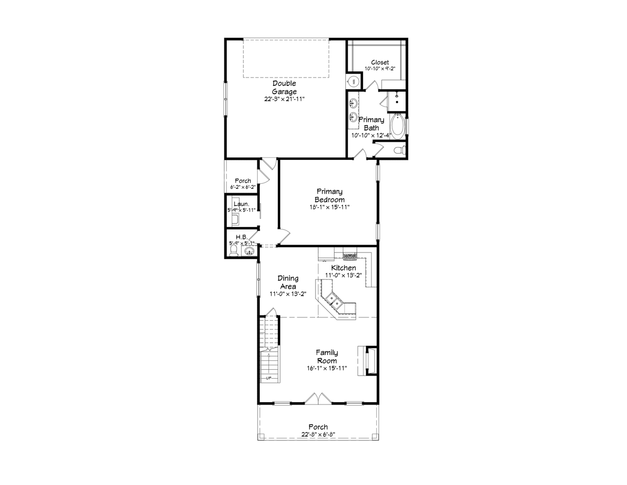 Farmhouse House Plan - 27722 - 1st Floor Plan