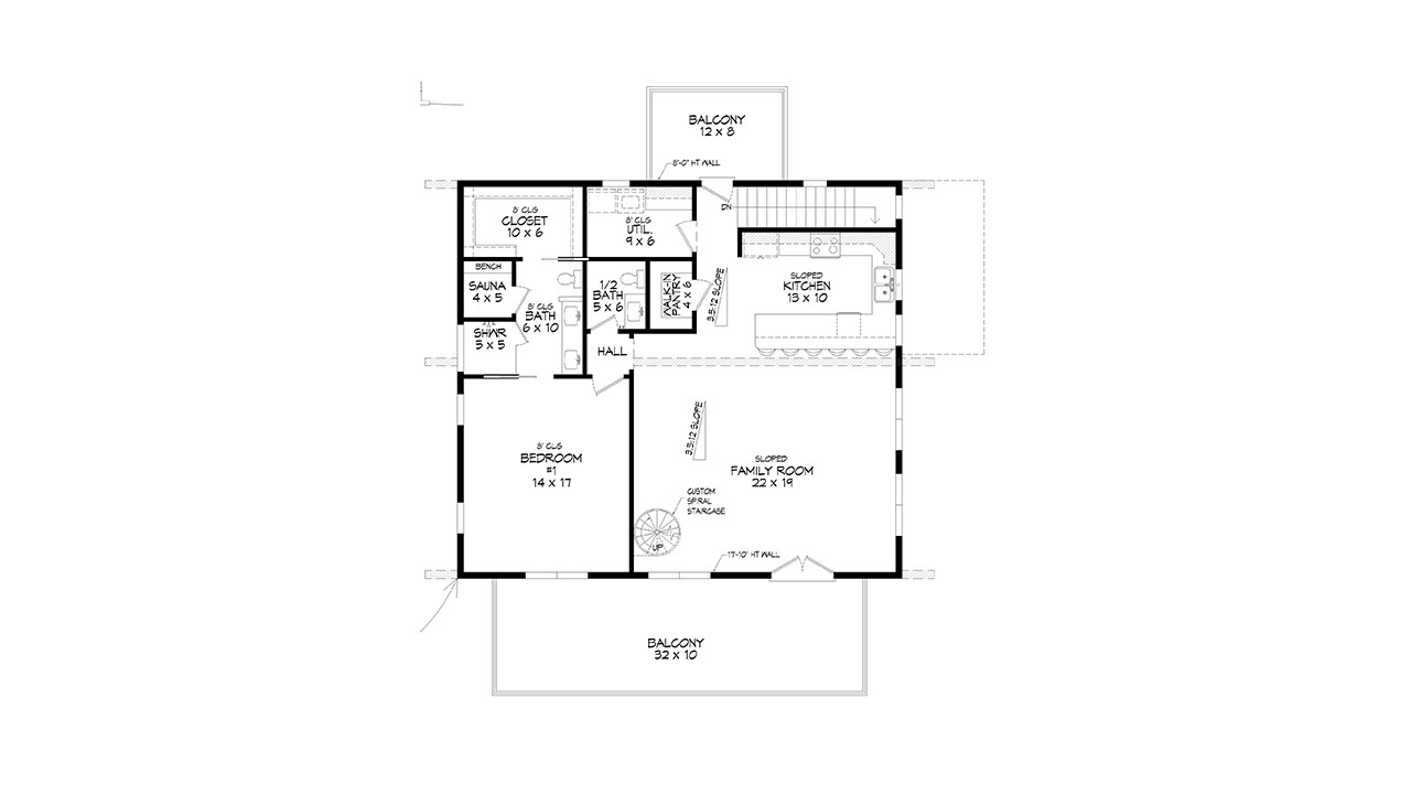 Secondary Image - Modern House Plan - Eagle River 2.26 18894 - 2nd Floor Plan
