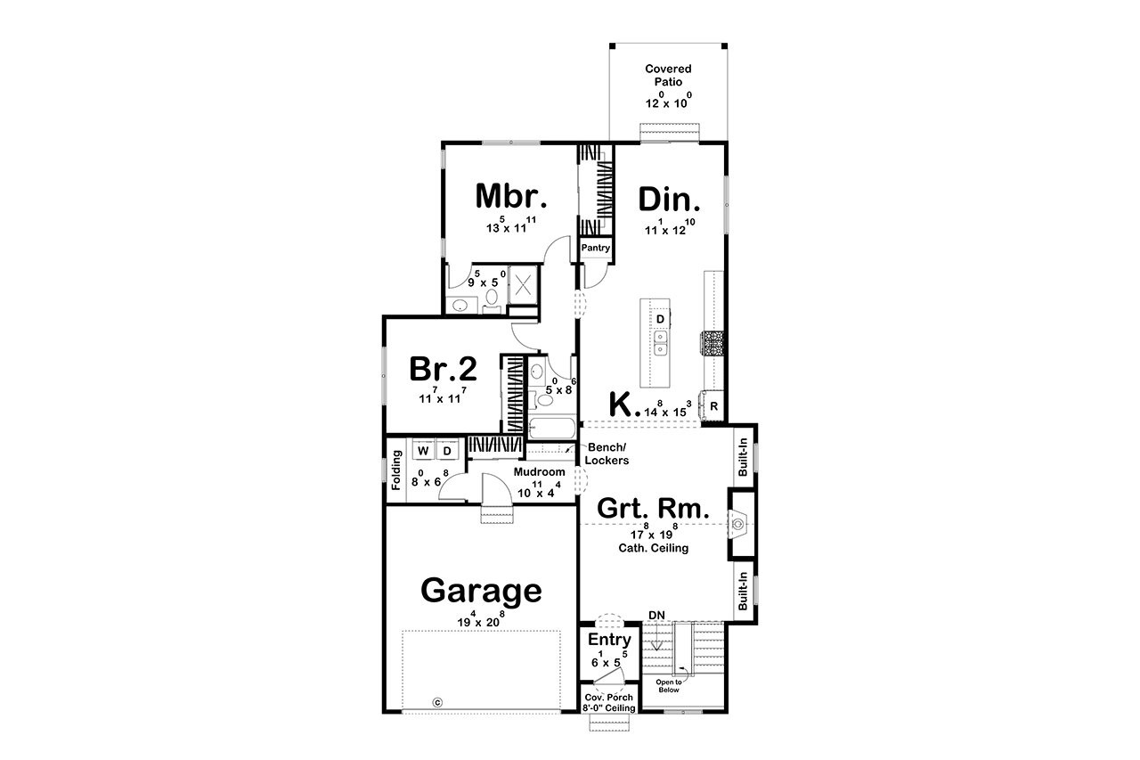 Tudor House Plan - Lulworth 97623 - 1st Floor Plan