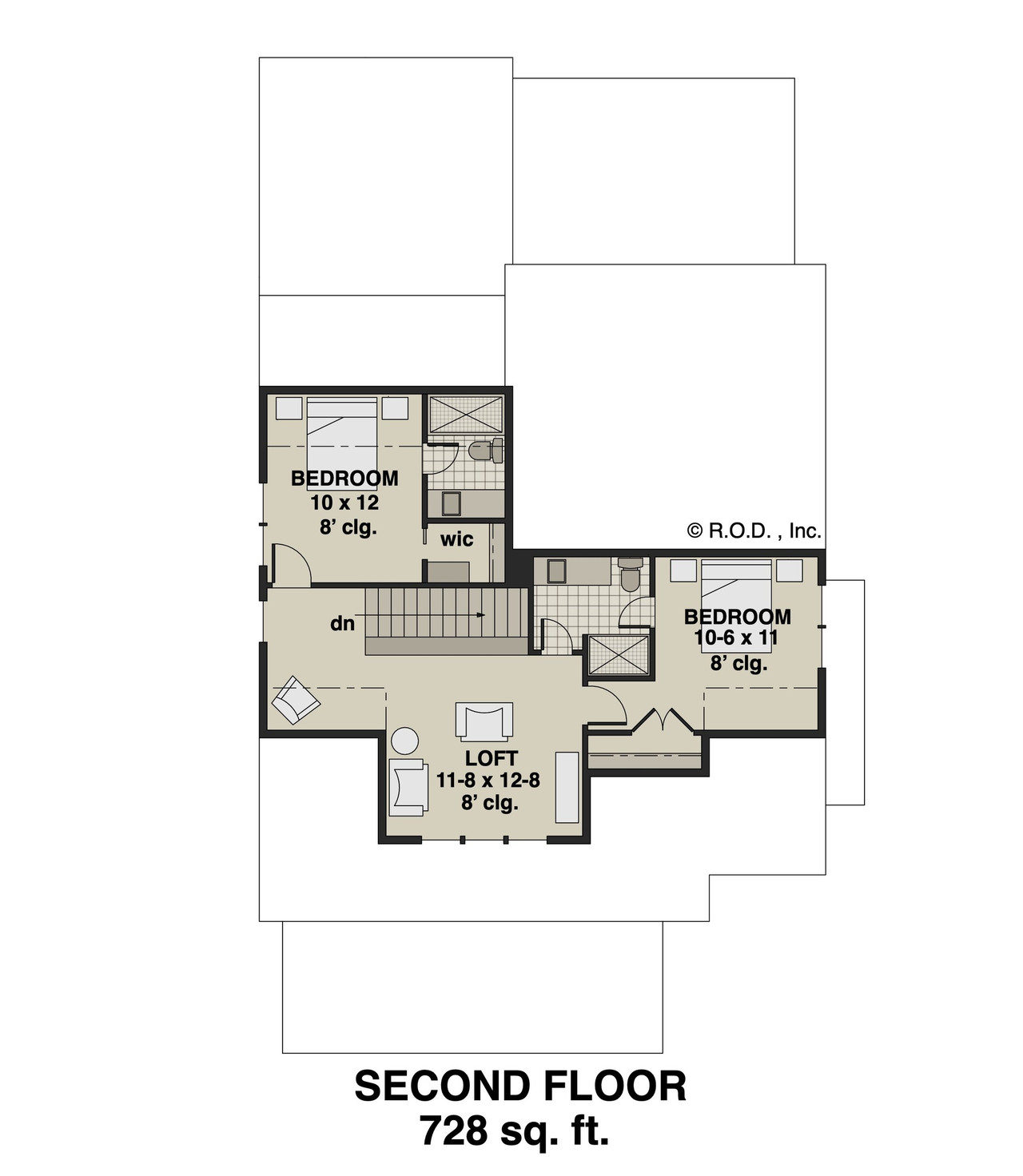 Farmhouse House Plan - Brighton Meadows 31374 - 2nd Floor Plan