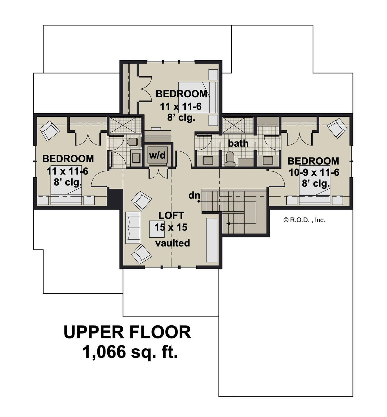 Farmhouse House Plan - Palermo 20581 - 2nd Floor Plan