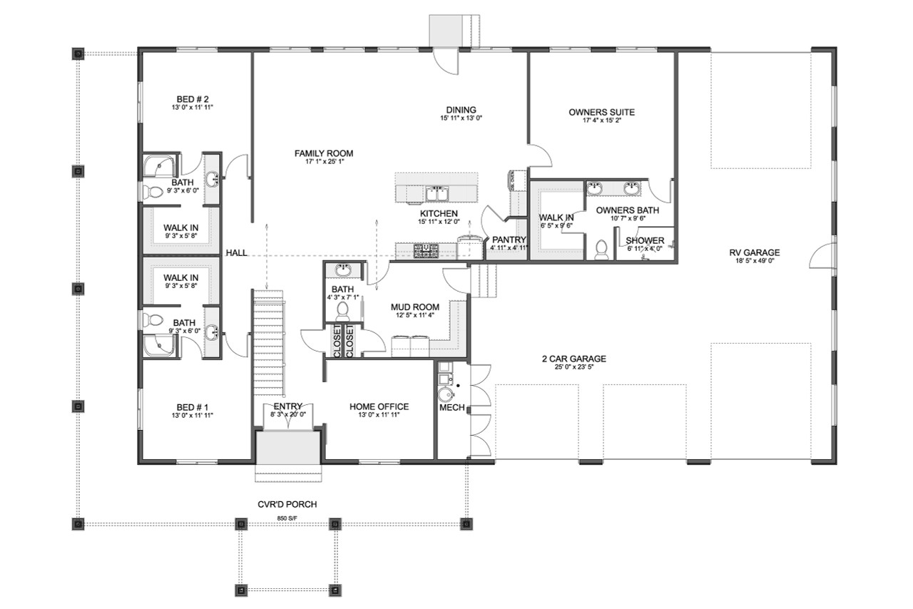 Farmhouse House Plan - Stacey 11530 - Other Floor Plan