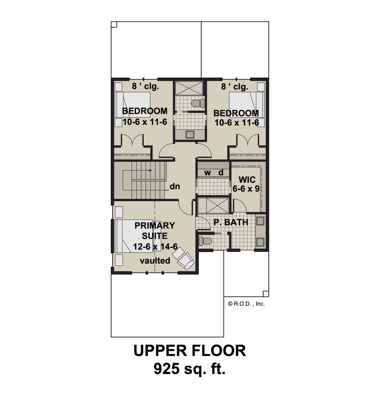 Secondary Image - Craftsman House Plan - Randolph 31276 - 2nd Floor Plan