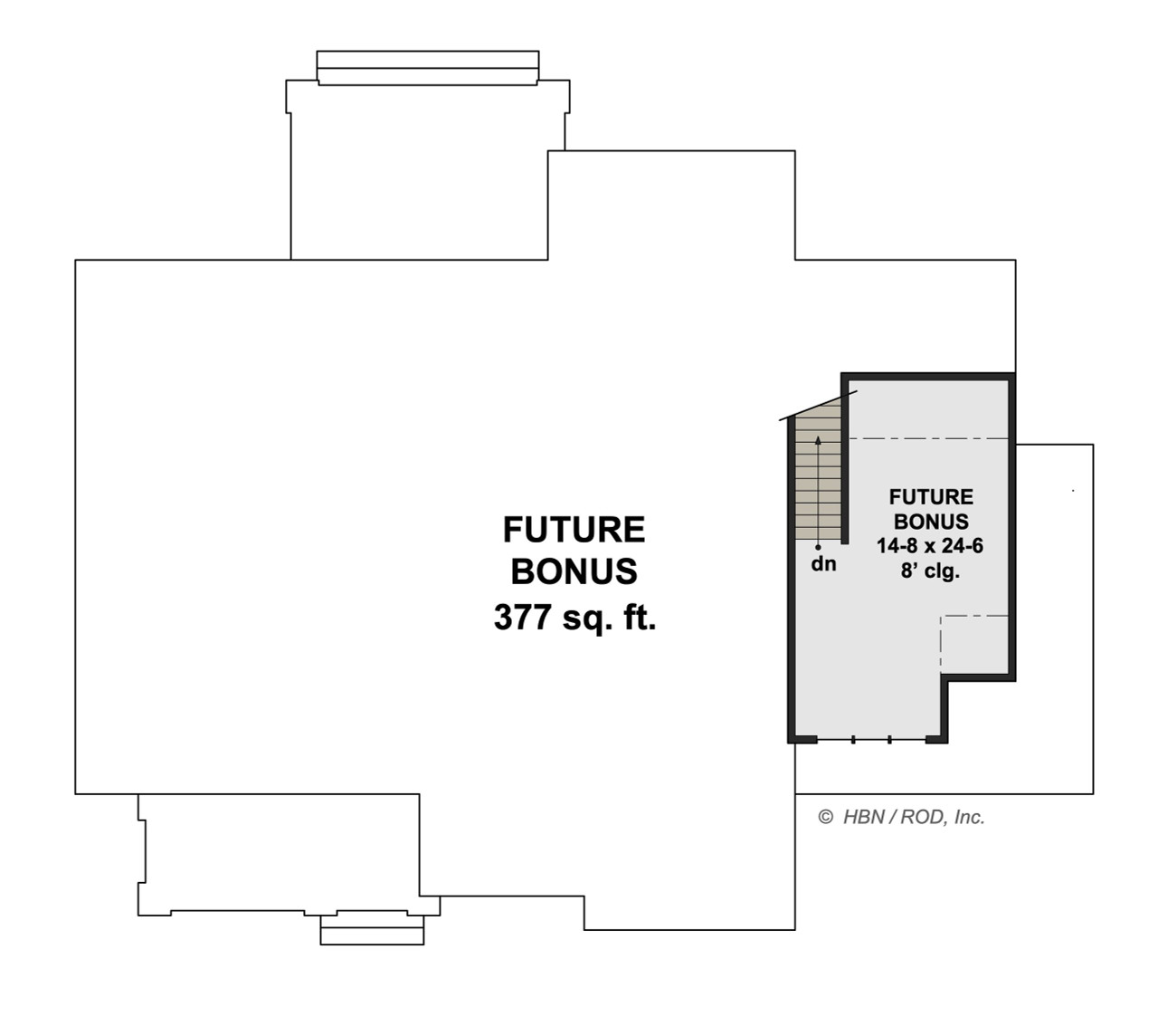 Farmhouse House Plan - Westfield 38675 - 2nd Floor Plan