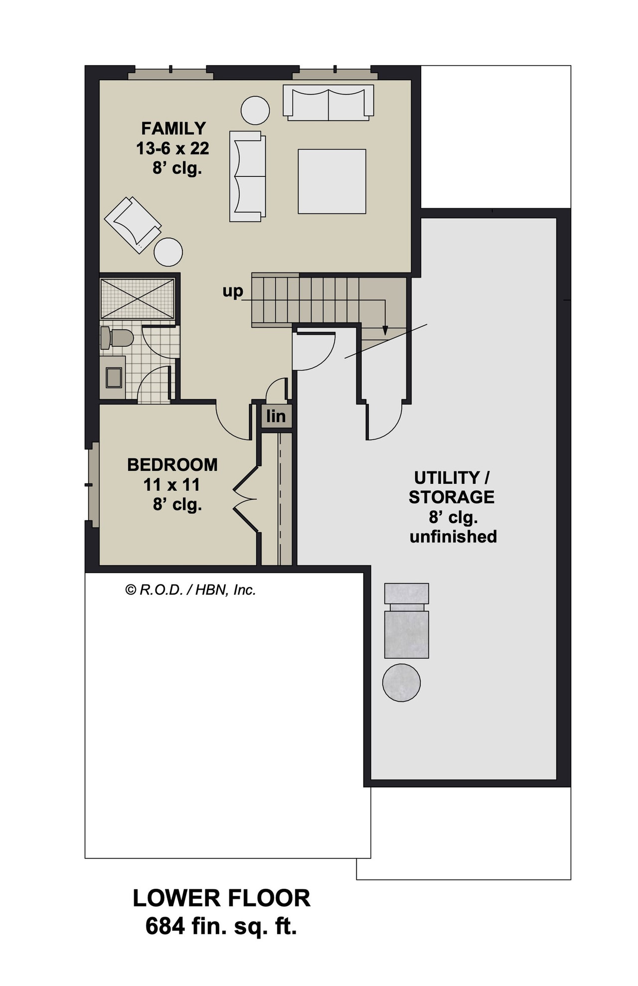 Secondary Image - Modern House Plan - Hudson 28865 - Optional Floor Plan