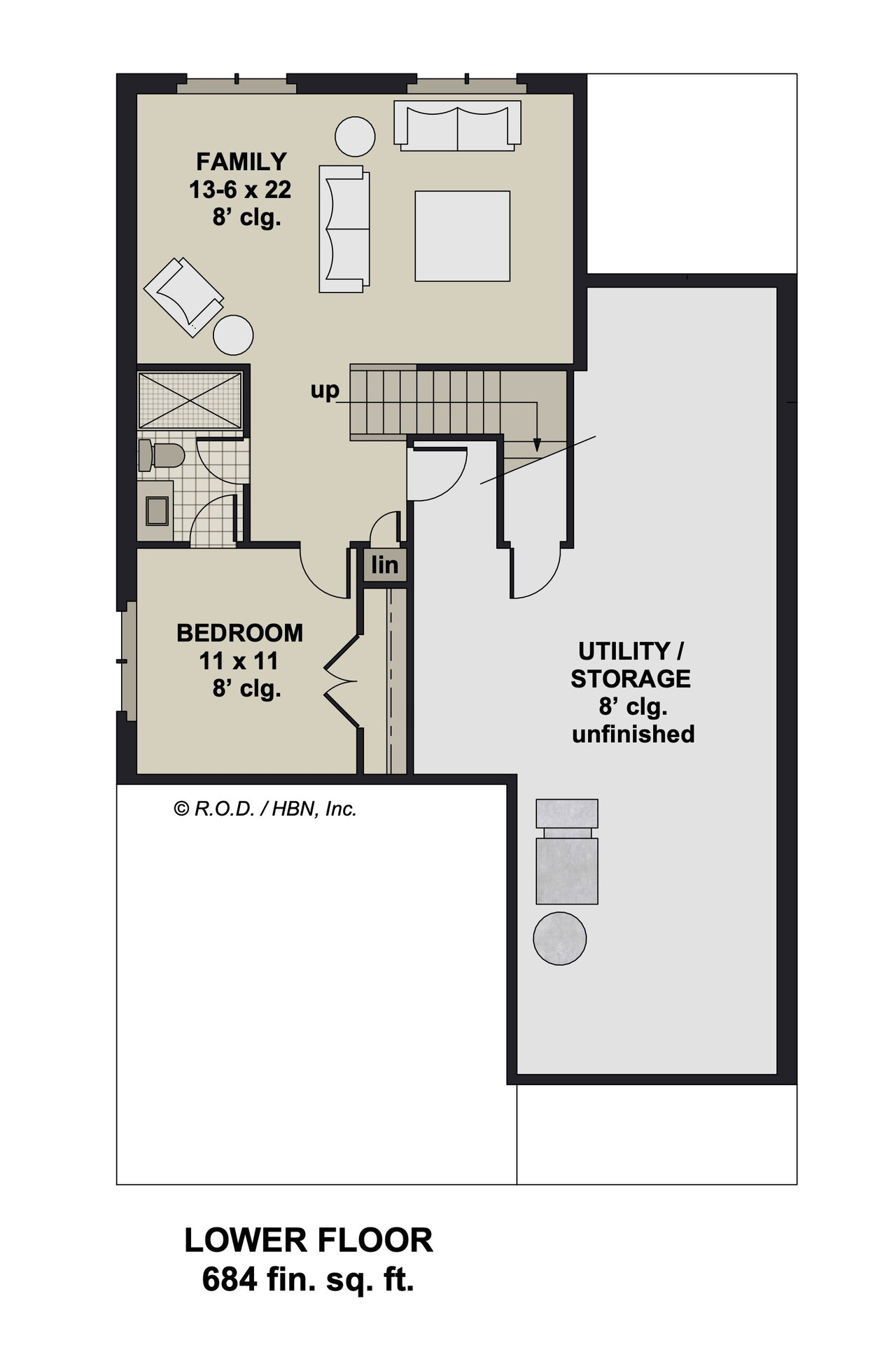 Secondary Image - Farmhouse House Plan - Plymouth 16748 - 2nd Floor Plan
