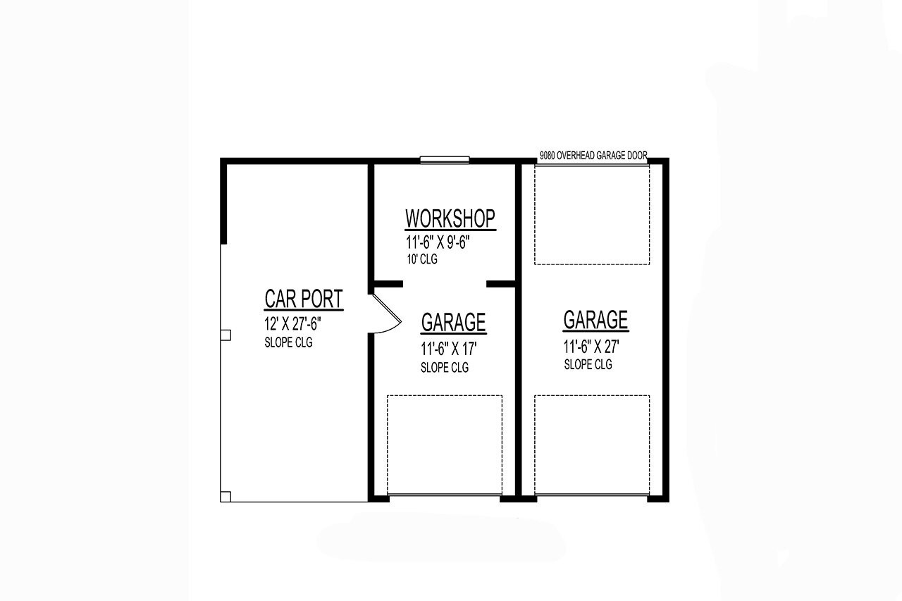 Secondary Image - Contemporary House Plan - 80957 - Other Floor Plan