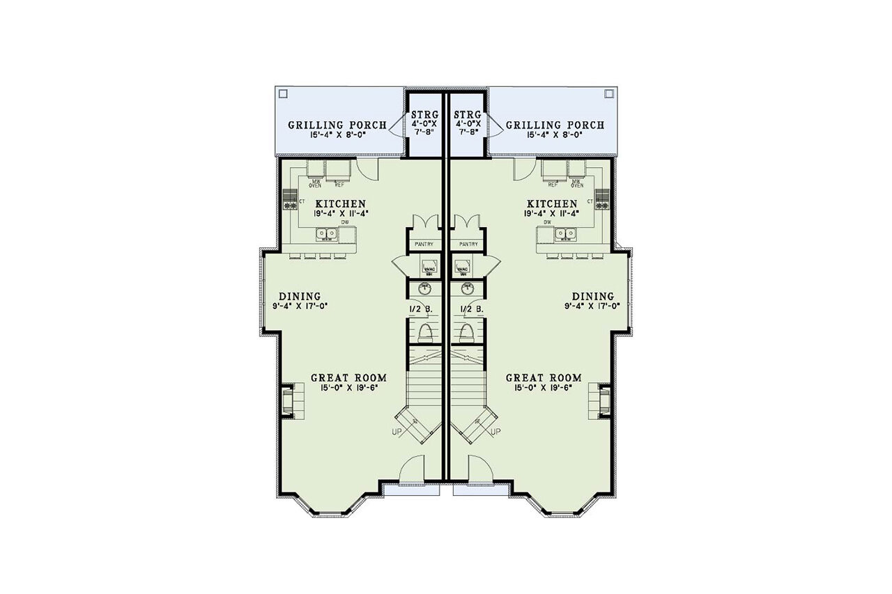European House Plan - Manchester Court 71726 - 1st Floor Plan