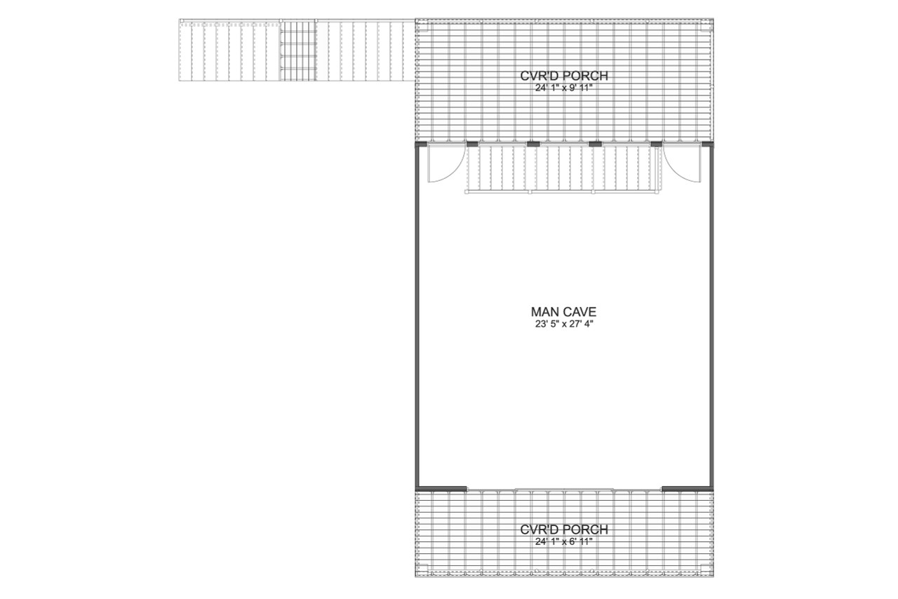 Craftsman House Plan - Victoria Garage 12373 - 2nd Floor Plan