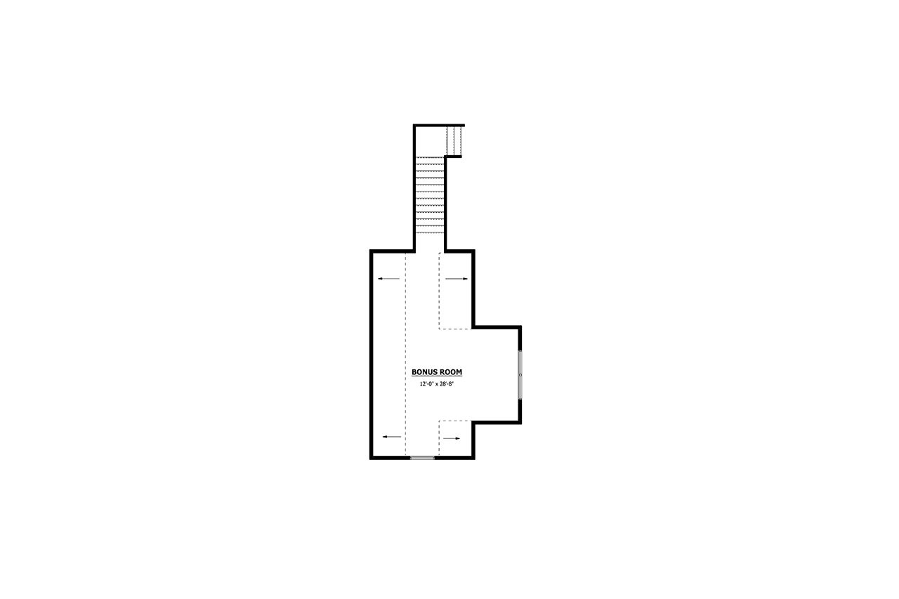 Craftsman House Plan - 57000 - 2nd Floor Plan