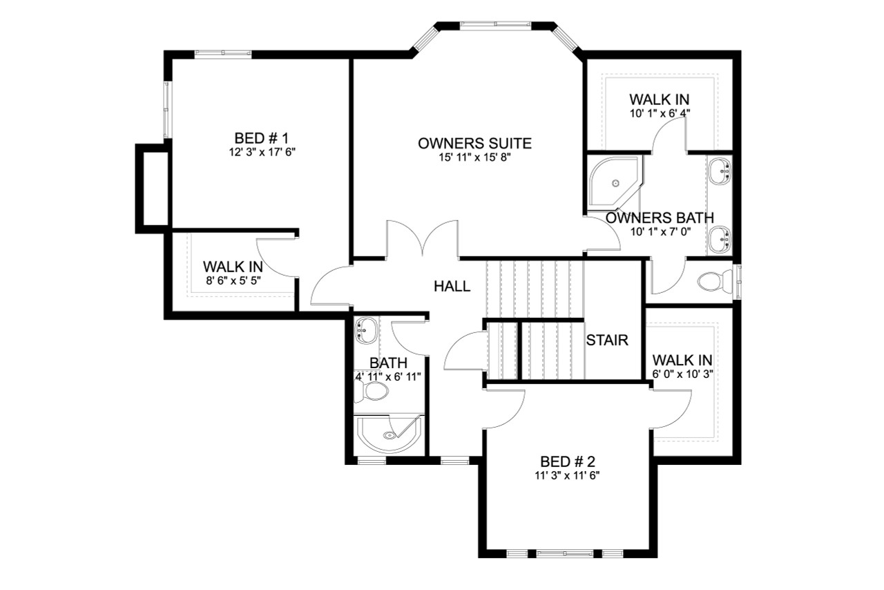 Traditional House Plan - Barrett 10755 - 2nd Floor Plan