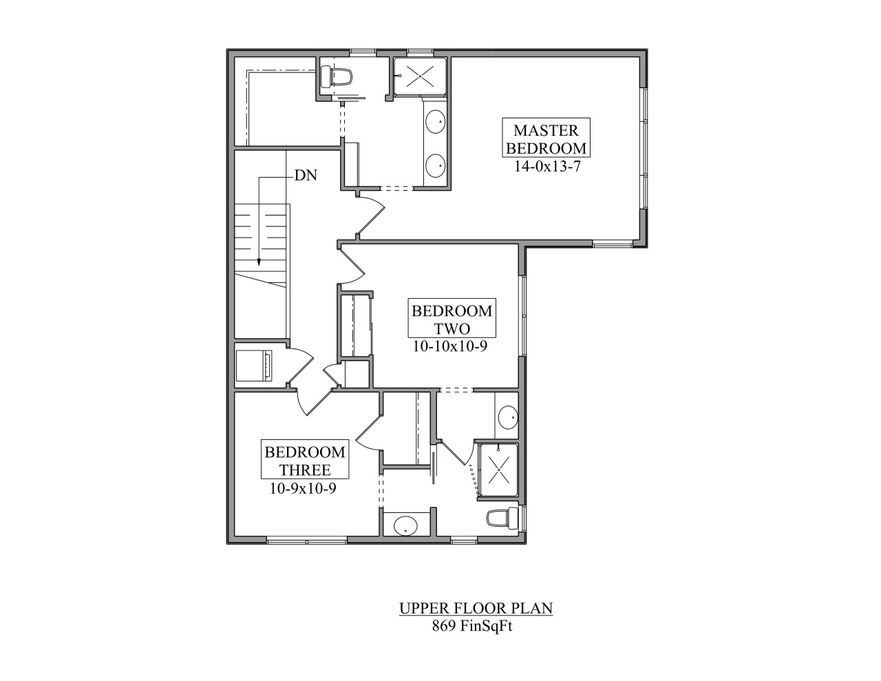 Secondary Image - Modern House Plan - Buckley ADU 30642 - 2nd Floor Plan