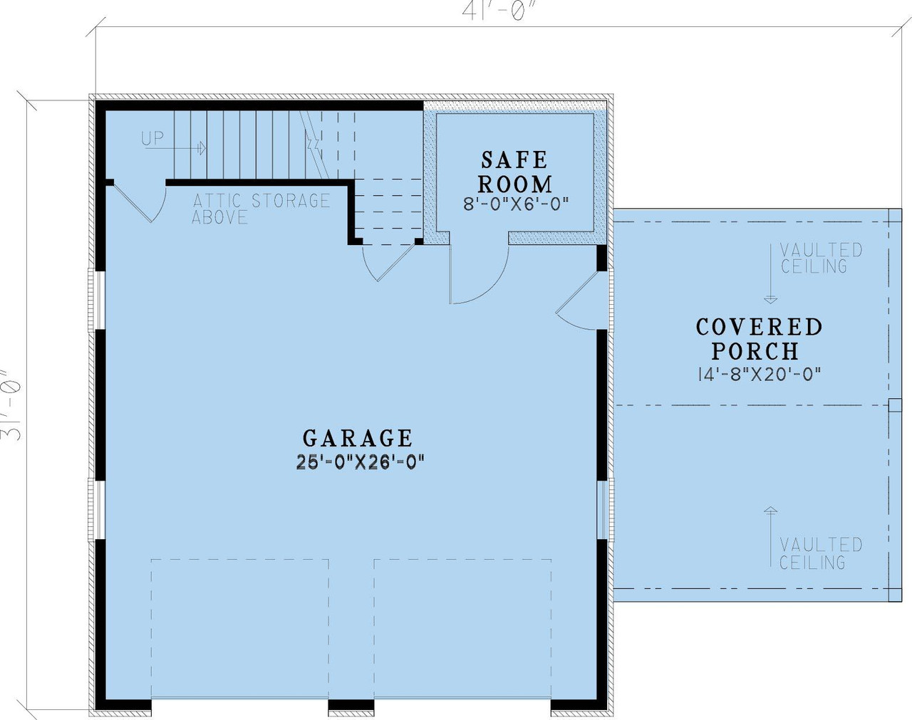 Traditional House Plan - 10030 - 1st Floor Plan