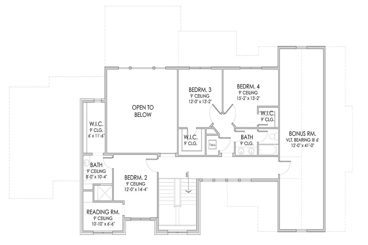Secondary Image - European House Plan - Valencia 41441 - 2nd Floor Plan